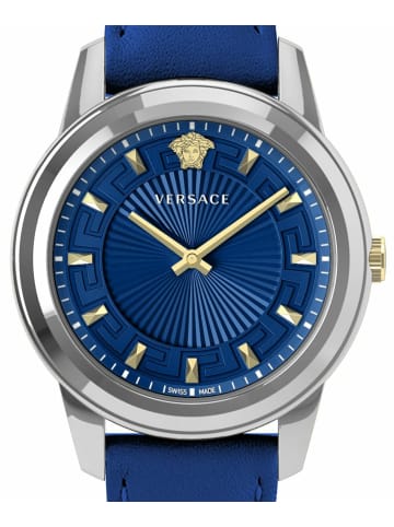 Versace Analoguhr für Damen in blau