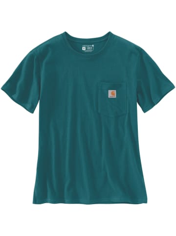 CARHARTT  Pocket T-Shirt in petrol