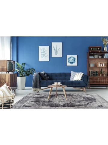 Arte Espina Wohnzimmer Teppich – Kurzflorteppich Vintage 8400 in hellgrau - rechteckig