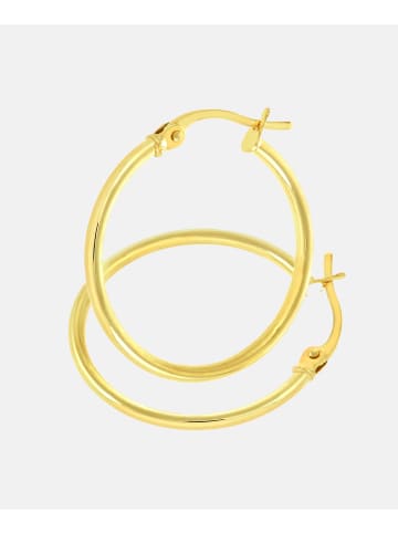 Vanlere Creolen aus 375 Gelbgold