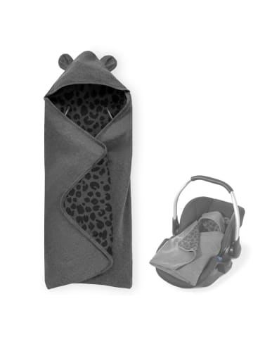 Hauck Einschlagdecke / Kuscheldecke Snuggle N Dream in schwarz