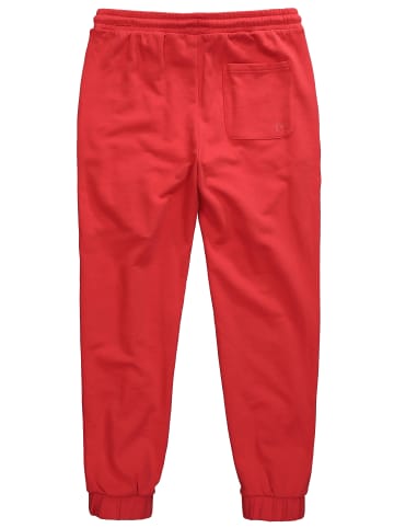 Men Plus Lange Sweathose in chilirot