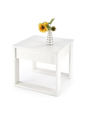 Feldmann-Wohnen Couchtisch Nea weiß 60 / 60 / 52cm