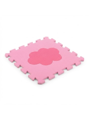 relaxdays 34-tlg. Puzzlematte in Pink/Rosa