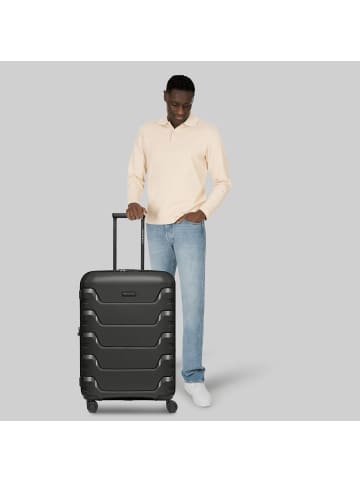 Smartbox Edition 01 4 Rollen Trolley 66 cm mit Dehnfalte in black