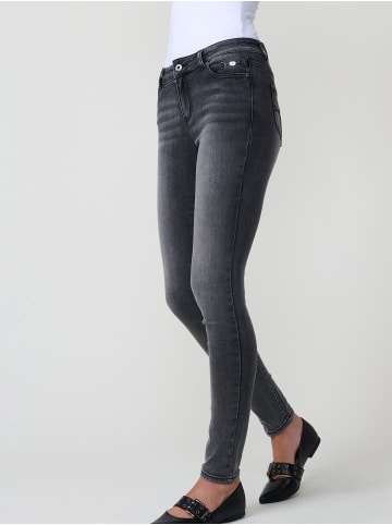 KOROSHI Schmale Damenjeans in SCHWARZER DENIM