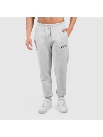SMILODOX Jogginghose Kayson in Grau Melange