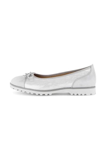 Gabor Sportliche Ballerinas in silber