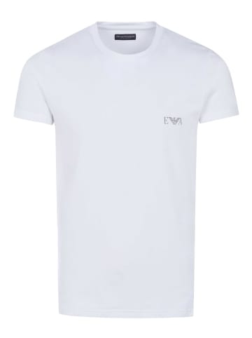 Armani Rundhals T-Shirt für Herren in weiß