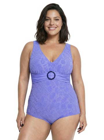 Ulla Popken Badeanzug in iris