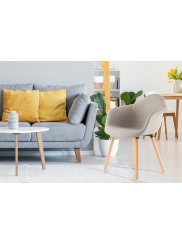 Kayoom Stuhl Winston 2erSet in beige