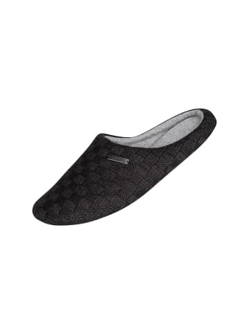 camano Slipper cosy checked 1er Pack warm & cozy in Schwarz