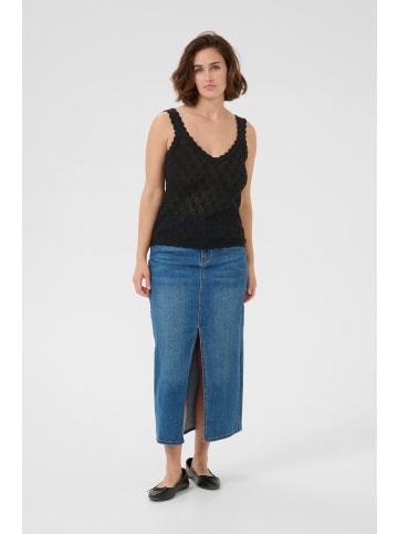 Kaffe Ärmellose Bluse KAjona Regular fit in Black Deep