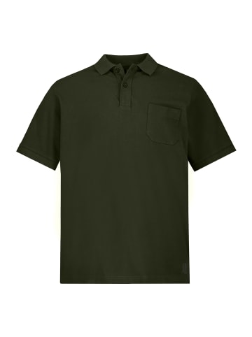 JP1880 Poloshirt in dunkel oliv