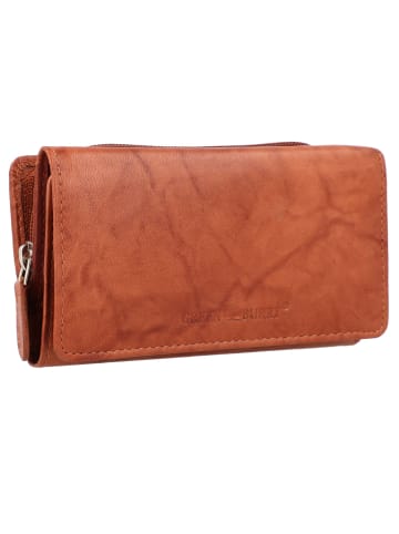 Greenburry Basic Geldbörse RFID Leder 14 cm in cognac