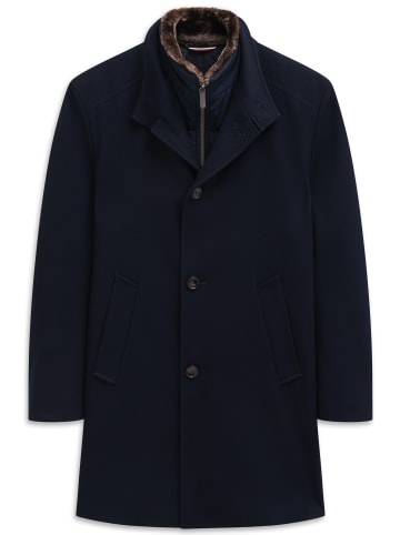 Bugatti Stehkragen Mantel in 390-marine