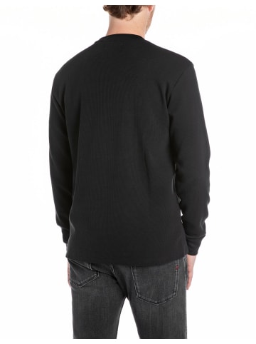Replay Langarmshirt JERSEY LONGSLEEVE in Schwarz