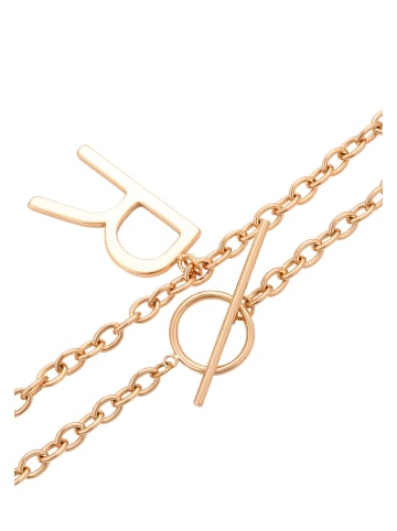 faina Women Necklace in Rose Gold White