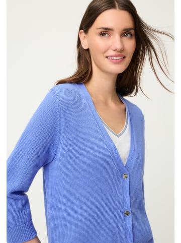 Olsen Strickjacke Henny in blau - 0001