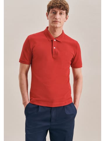 Seidensticker Polo-Shirt Slim in Rot