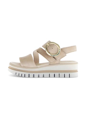 Gabor Plateau Sandalen in beige