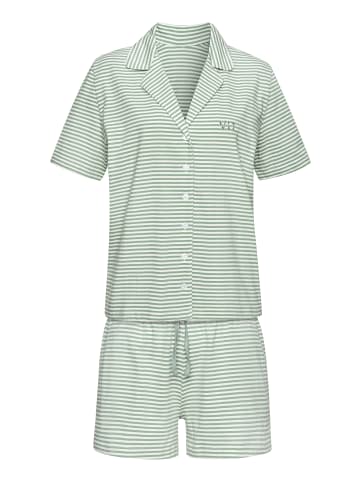 VIVANCE DREAMS Shorty in grün-weiß-gestreift