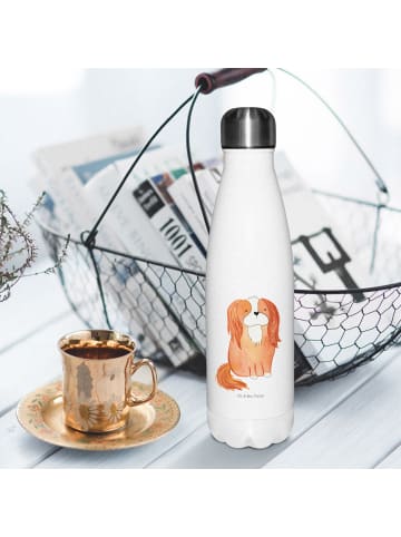 Mr. & Mrs. Panda Thermosflasche Hund Cavalier King Charles Spani... in Weiß
