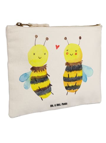 Mr. & Mrs. Panda Stofftasche Biene Verliebt ohne Spruch in Weiß
