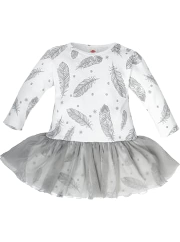 Makoma Babykleid Federn in weiss