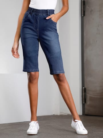 Sieh an! Jeans-Bermudas in blue-stone-washed