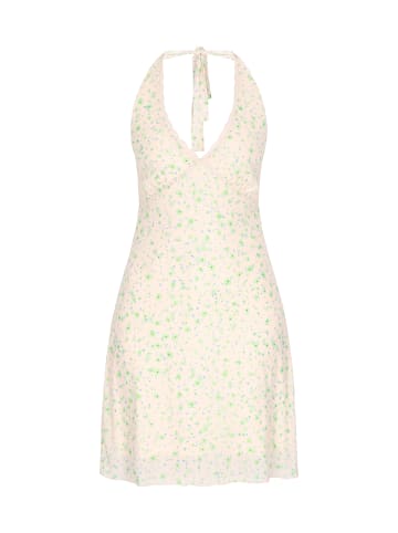 myMo Women Dress in green offwhite