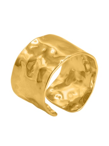 Steel_Art Massiver Ring Damen Manli goldfarben in Goldfarben