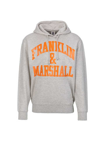 Franklin & Marshall Sweatshirt Diagonal Cotton Fleece in grau