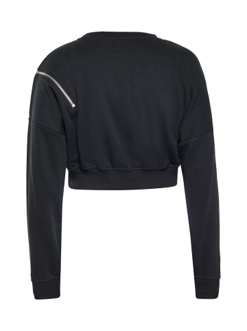 ROCKEASY Damen Sweatshirt in SCHWARZ