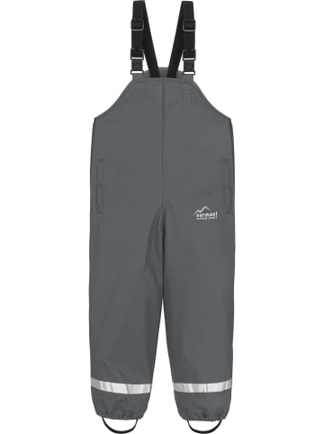 Normani Outdoor Sports Normani Outdoor Sports Baby Regenhose mit Hosenträgern 'Skjolden' in Grau