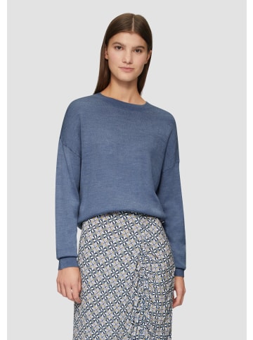 QS Strickpullover in 54W0_blau