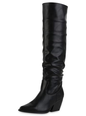 VAN HILL Cowboystiefel Ann in Schwarz