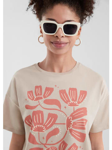 QS T-Shirt in 81D2_beige