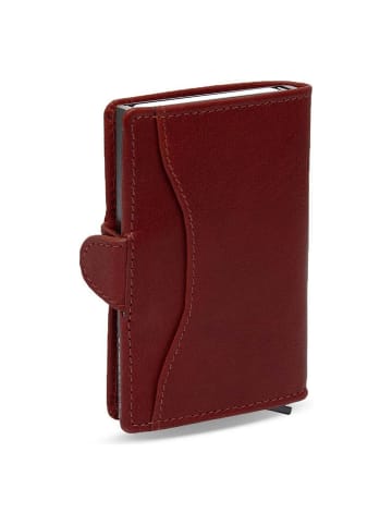 The Chesterfield Brand Albury Kreditkartenetui RFID Schutz Leder 7 cm red