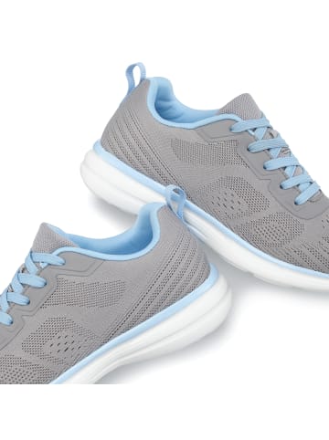 LASCANA Sneaker in grau/hellblau