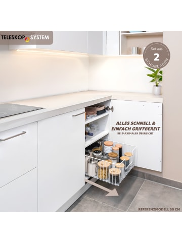 bremermann Schrank-Korbauszug ca. 40 x 23 x 50,5 cm (B/H/T)