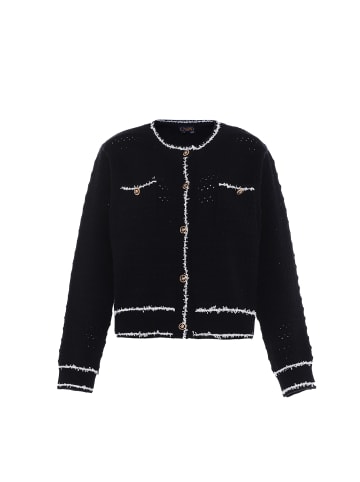 caspio Damen Sweater in SCHWARZ WOLLWEISS