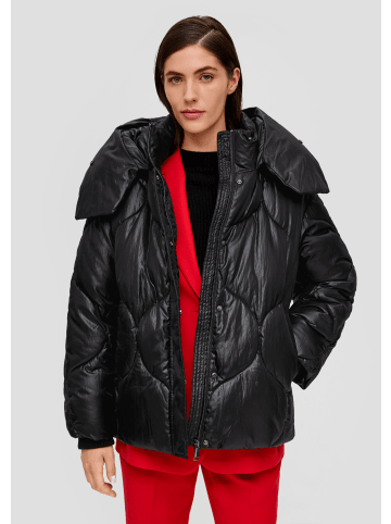 s.Oliver BLACK LABEL Outdoor-Jacke langarm in Schwarz