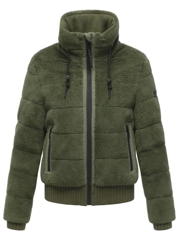 Navahoo Plüschjacke Schneepuder 14 in Olive Leaf
