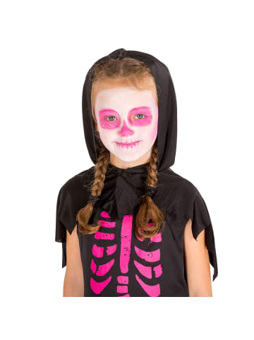 tectake Knochenkleid/Knochenfrau, in schwarz, Gr. 128 (8-10 Jahre), Kleidchen