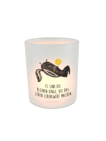 Mr. & Mrs. Panda Teelichthalter Stinktier Ball mit Spruch in Transparent