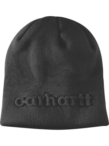 CARHARTT  Mütze "Knit Embossed Beanie" in Schwarz