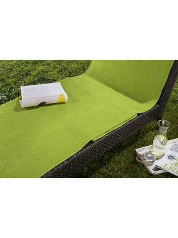 Erwin Müller Liegetuch m. Reißverschlusstaschen in apfelgrün