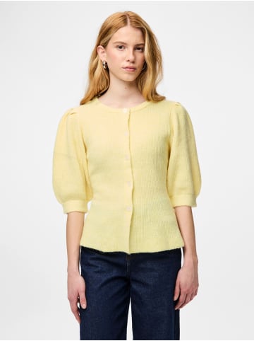 Pieces Strickjacke in Pale Banana