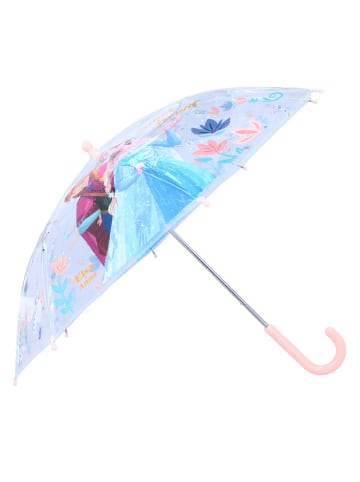 Disney Disney Frozen II Schirm Ø 71 cm – Bunter Regenschirm für Kinder in Blau